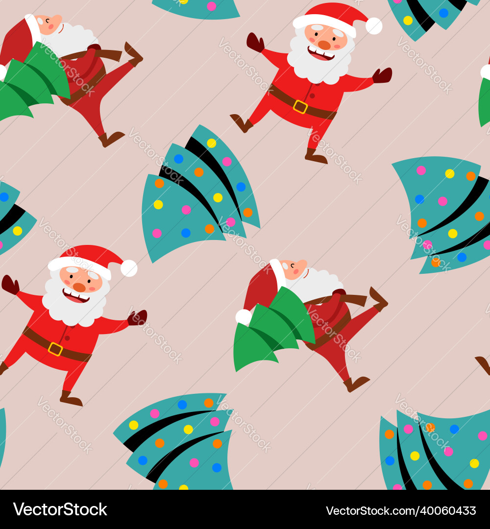 Seamless pattern of a simple christmas tree Seamless pattern of a simple christmas tree vector image