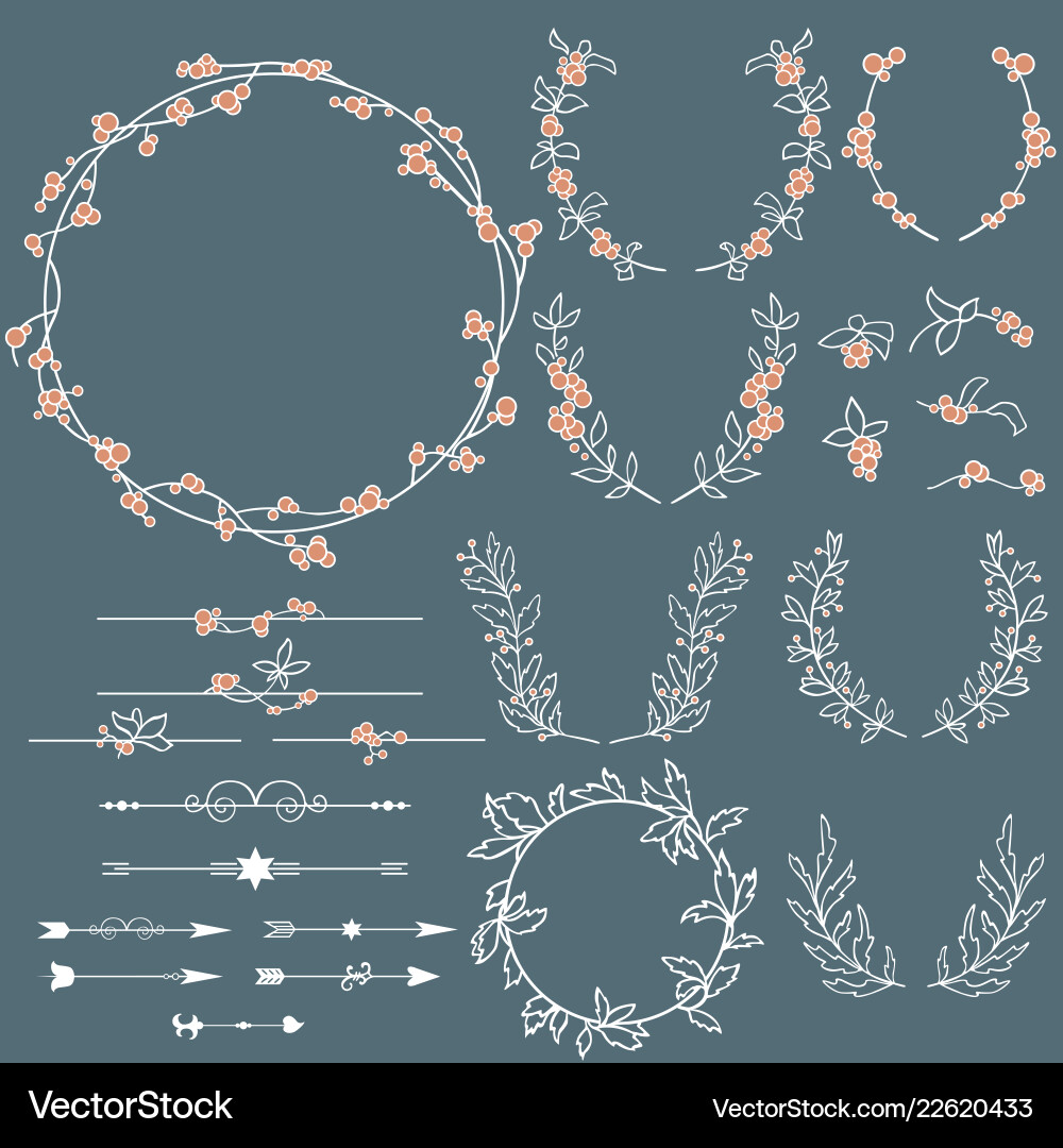 Set of light patterns Vector Image