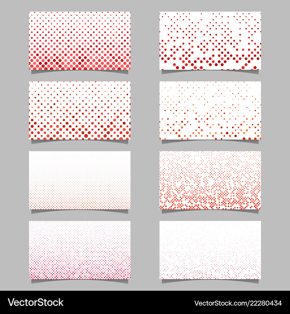 Abstract circle pattern mosaic card background vector image