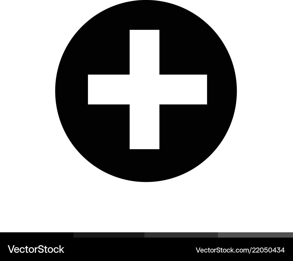 Add button icon design Add button icon design vector image