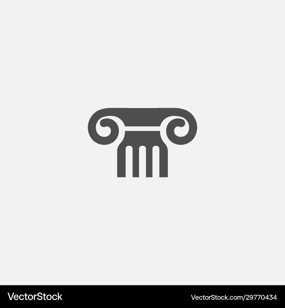Column icon Royalty Free Vector Image - VectorStock