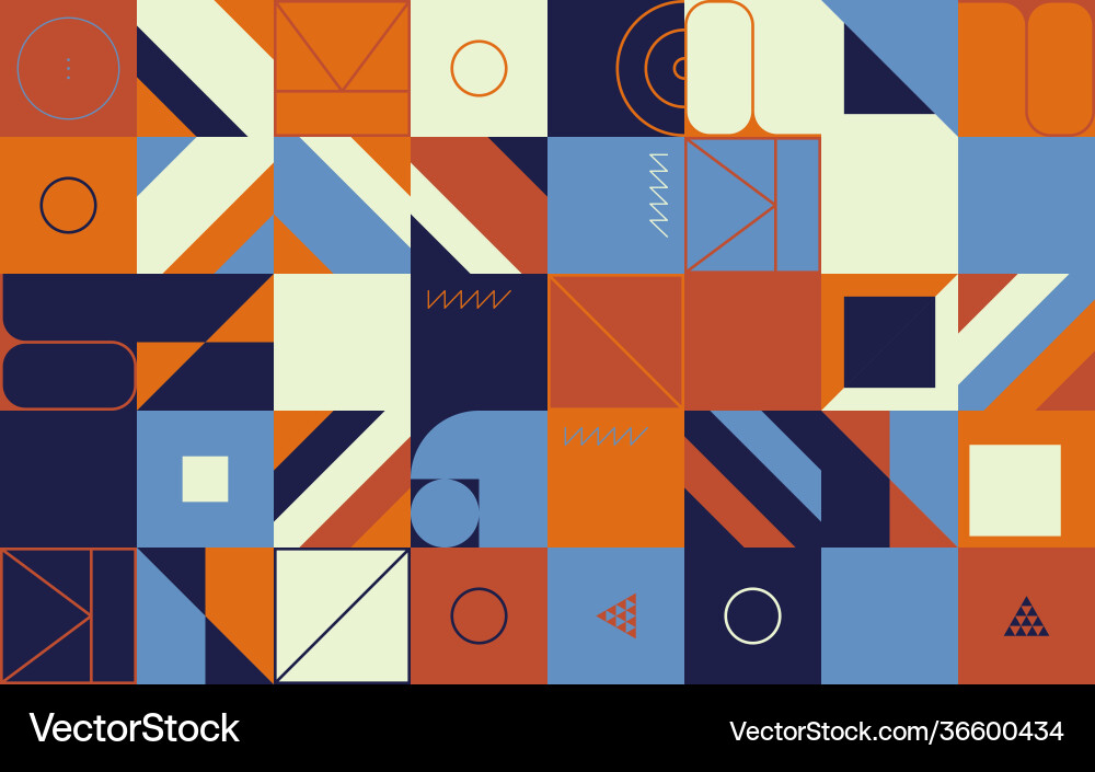 Retro future abstract pattern Retro future abstract pattern vector image