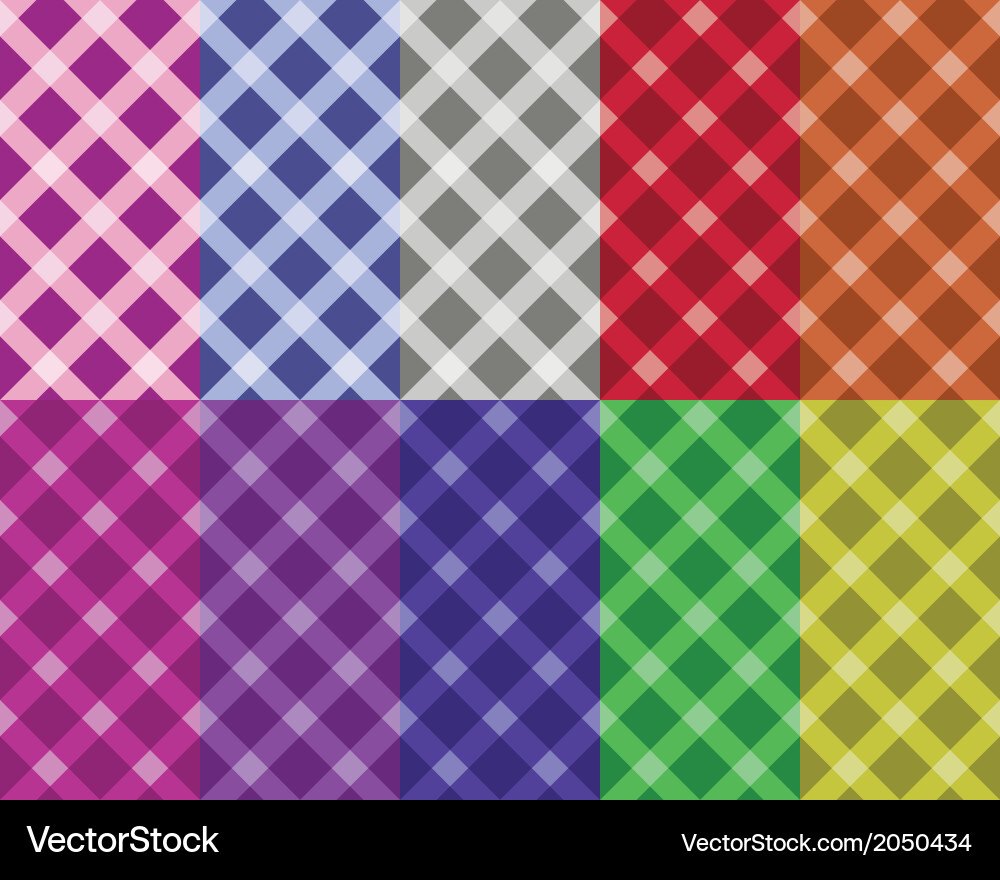 Seamless patterns vector image