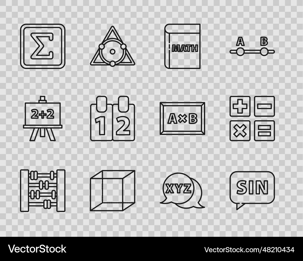 Set line graph chart diagram human brain triangle Set line graph chart diagram human brain triangle vector image