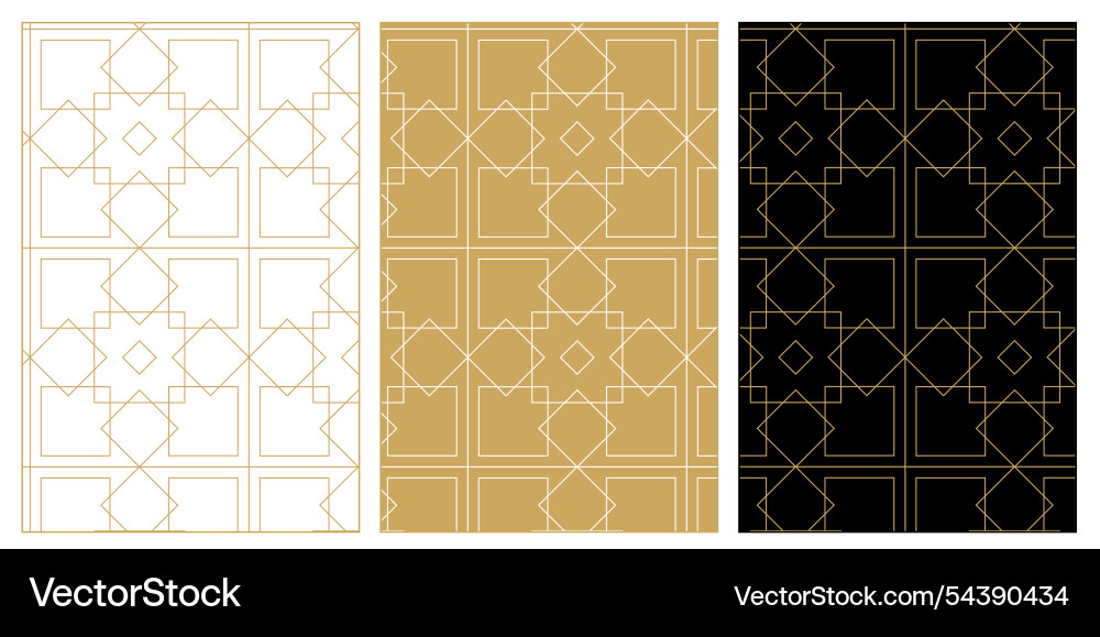 Set of patterns with crosses stripes lines Set of patterns with crosses stripes lines vector image