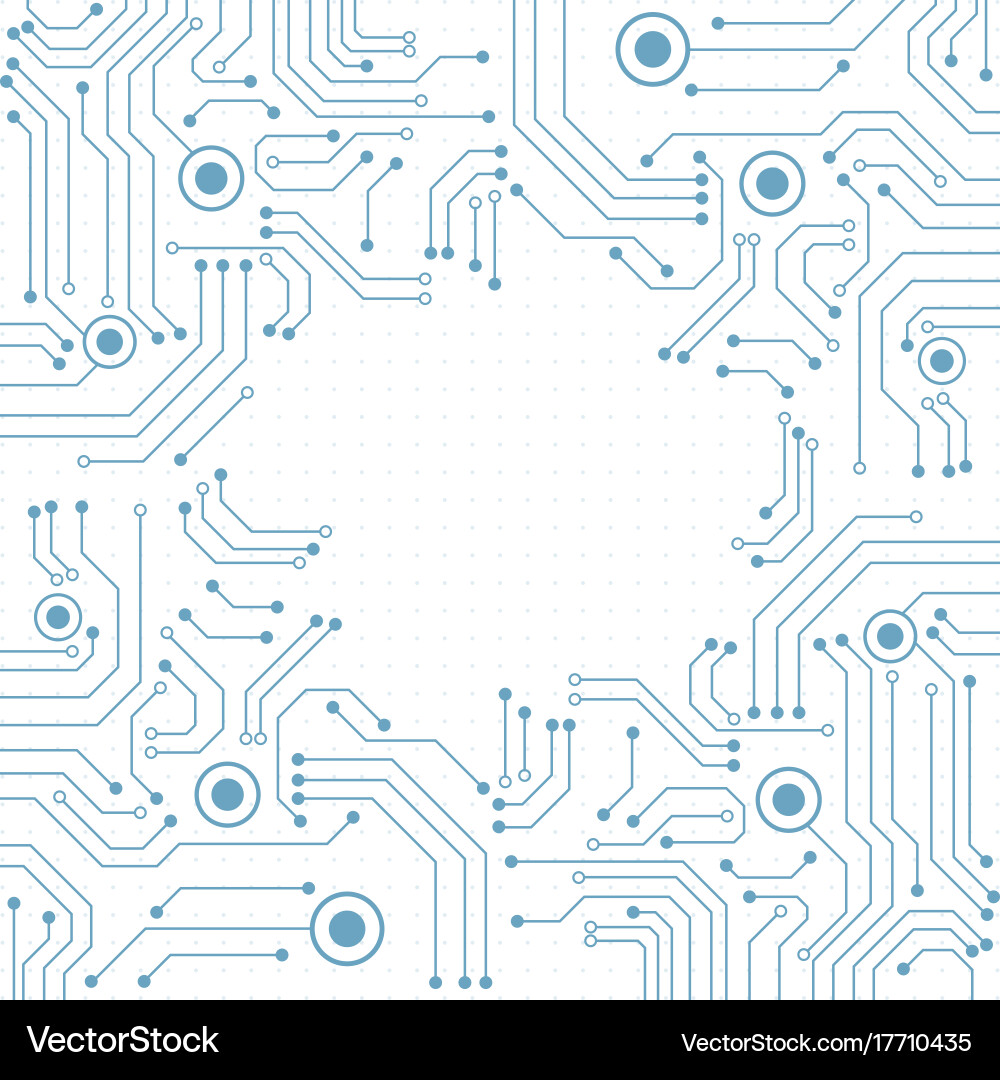 Abstract technological background structure vector image