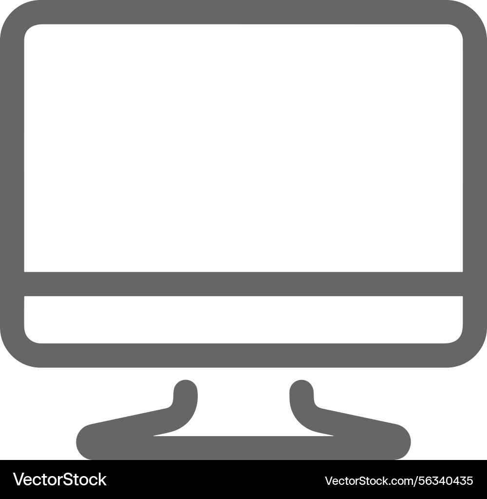 Computer icon symbol image Vector Image