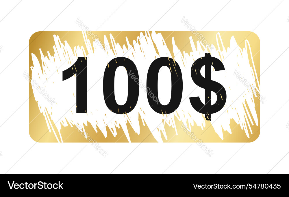 Golden scratchcard surface in rectangular shape Golden scratchcard surface in rectangular shape vector image