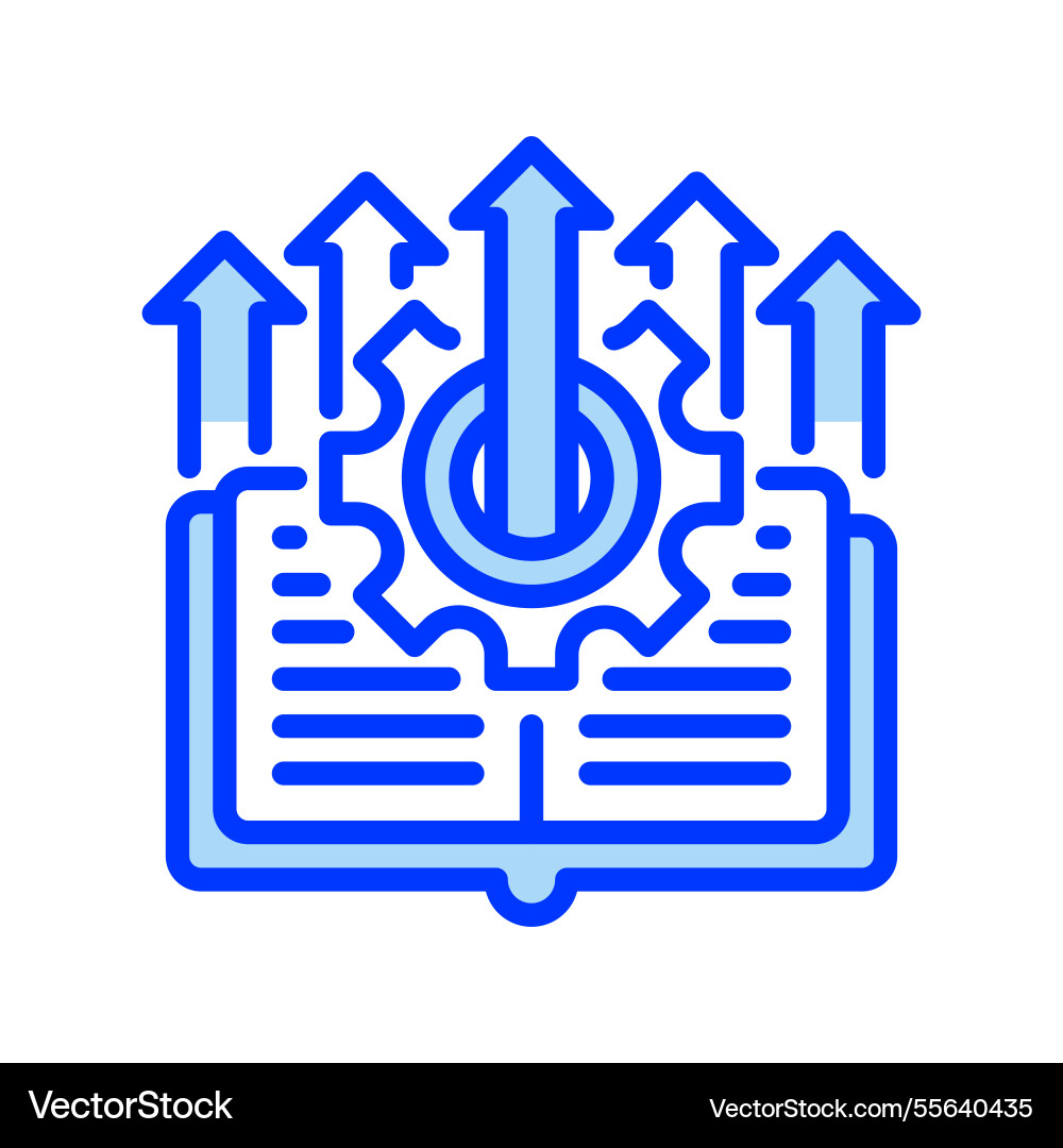 Learning and development line icon universal Learning and development line icon universal vector image