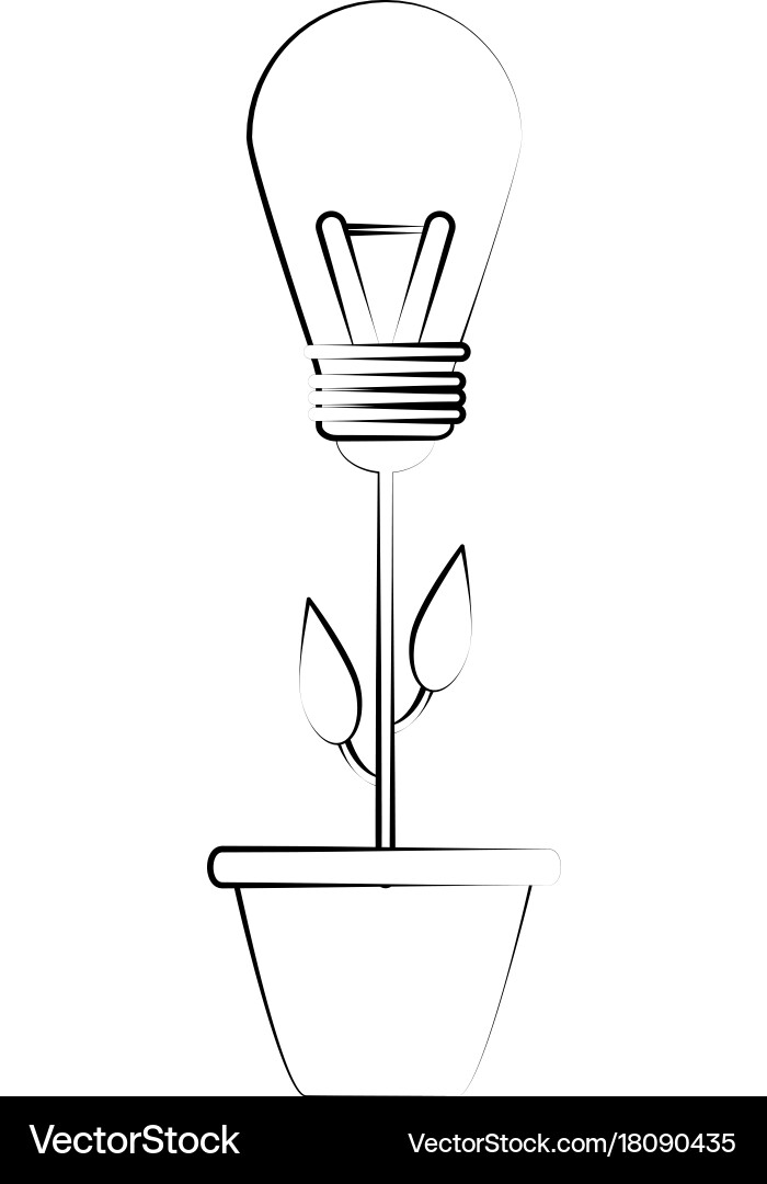 Lightbulb idea concept icon image Vector Image