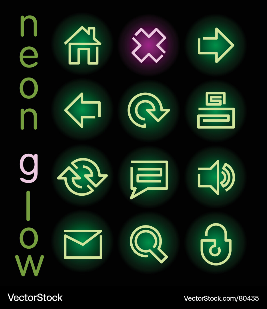 Web Icons Collection vector image