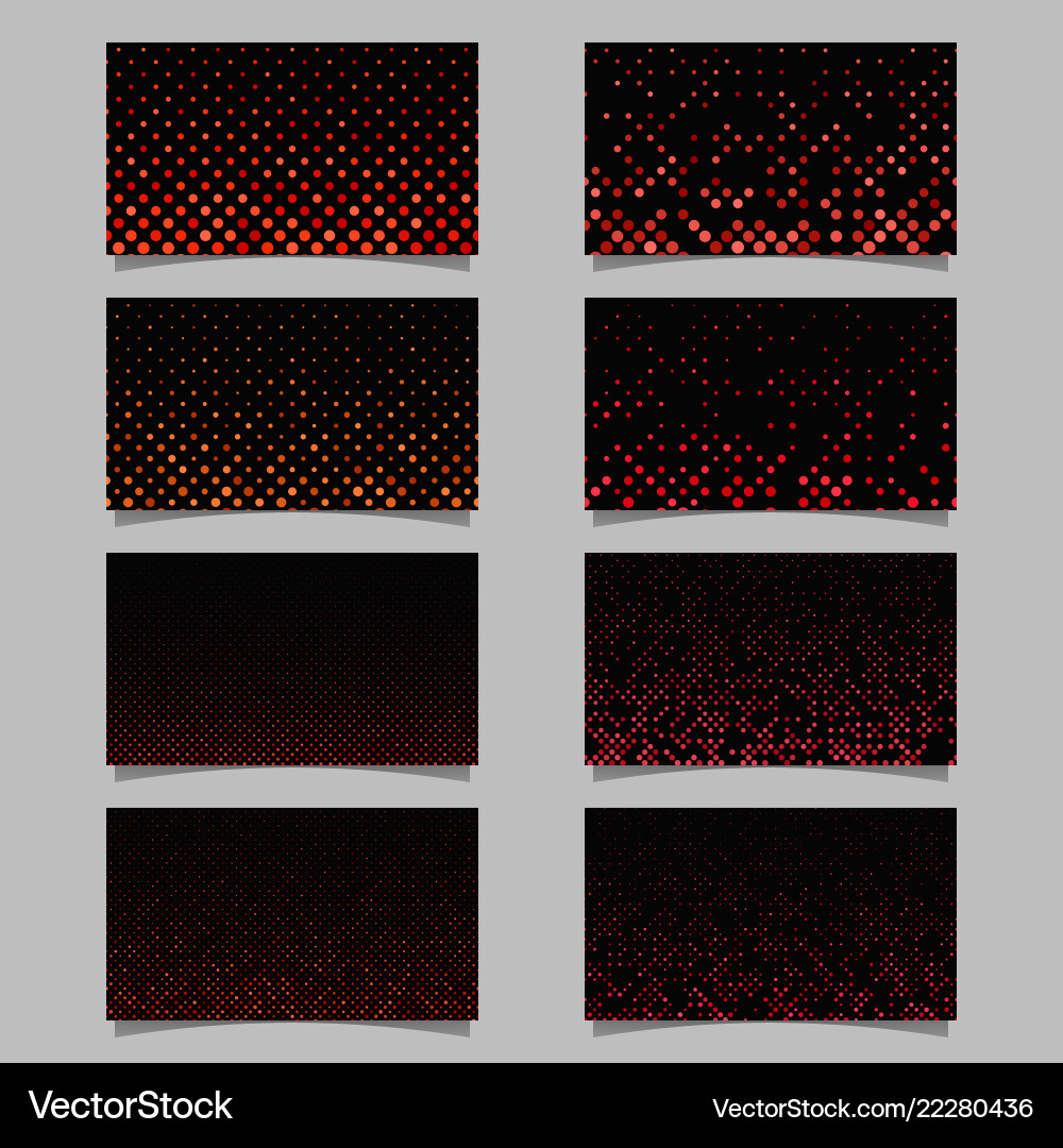 Abstract circle pattern mosaic card background vector image