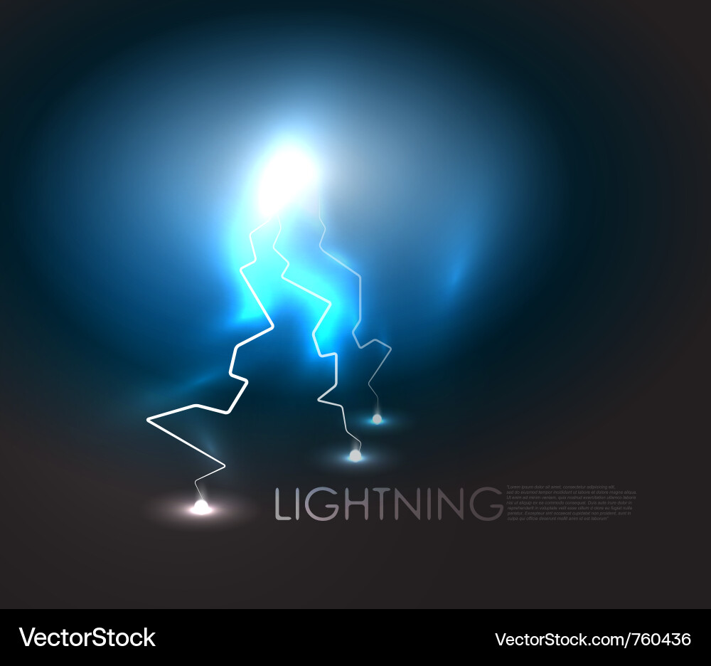 Abstract Lightning Background vector image