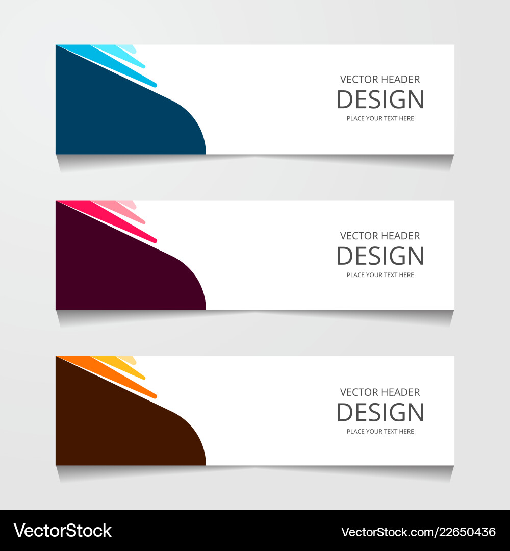 Abstraktes Design Banner Web Template Layout Header Abstraktes Design Banner Web Template Layout Header vektorbild