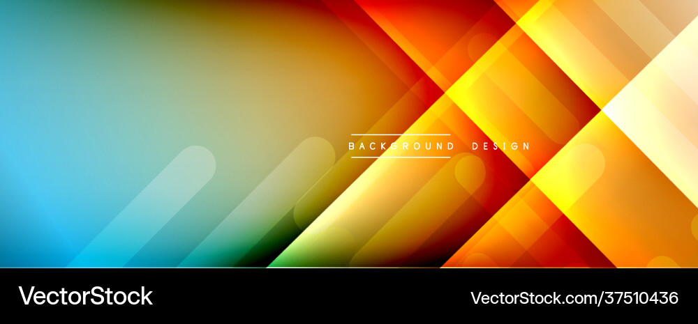 Dynamic lines abstract background 3d shadow Vector Image