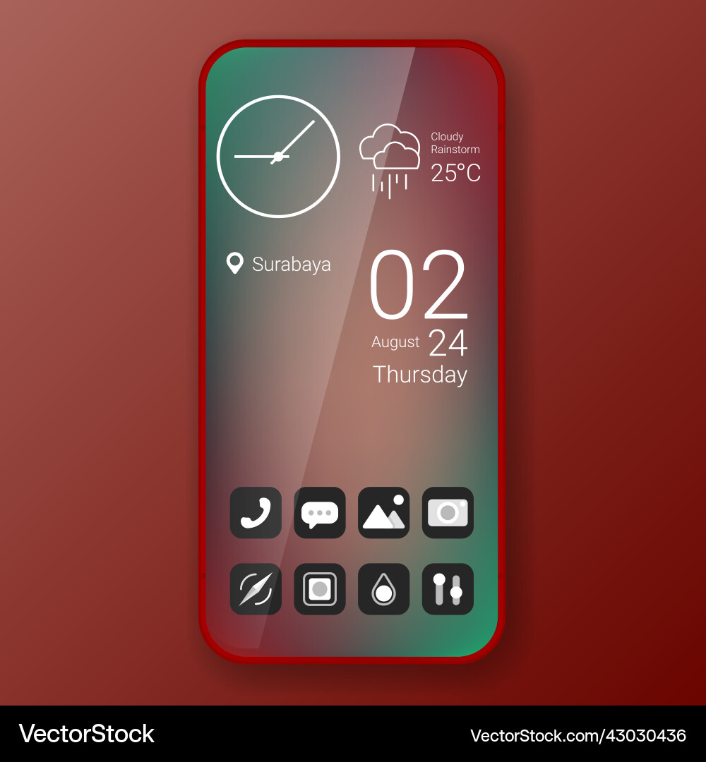 Elegant design themes user interface realistic Vector Image