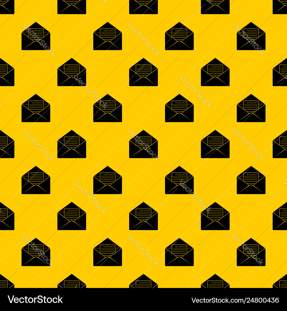 Envelope with sheet paper pattern Envelope with sheet paper pattern Vector Image