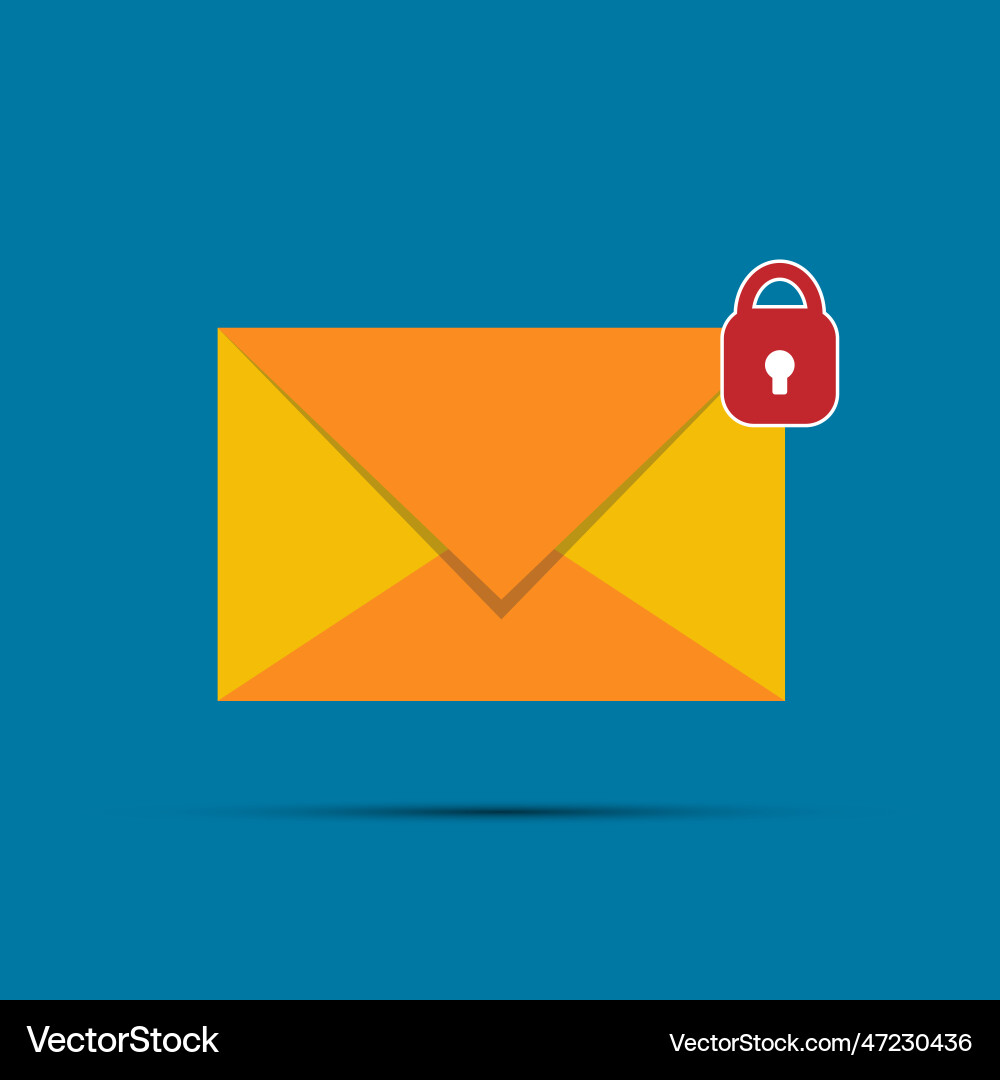 Mail iconnew email notificationsimple design style Vector Image