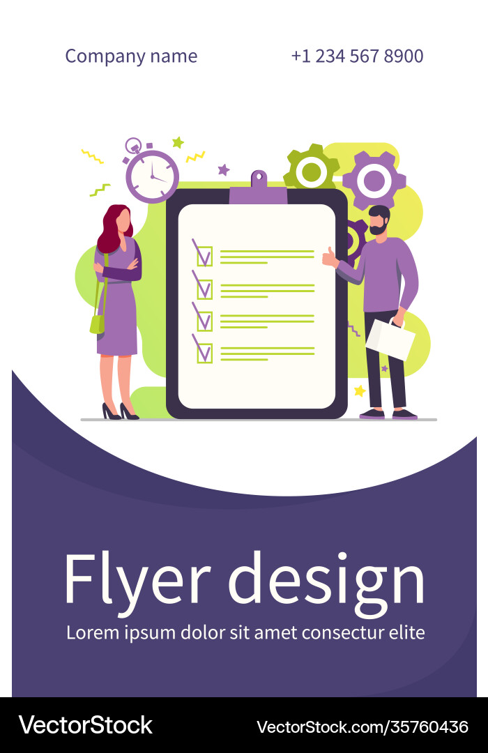 Manager mit Taskliste Manager mit Taskliste vektorbild