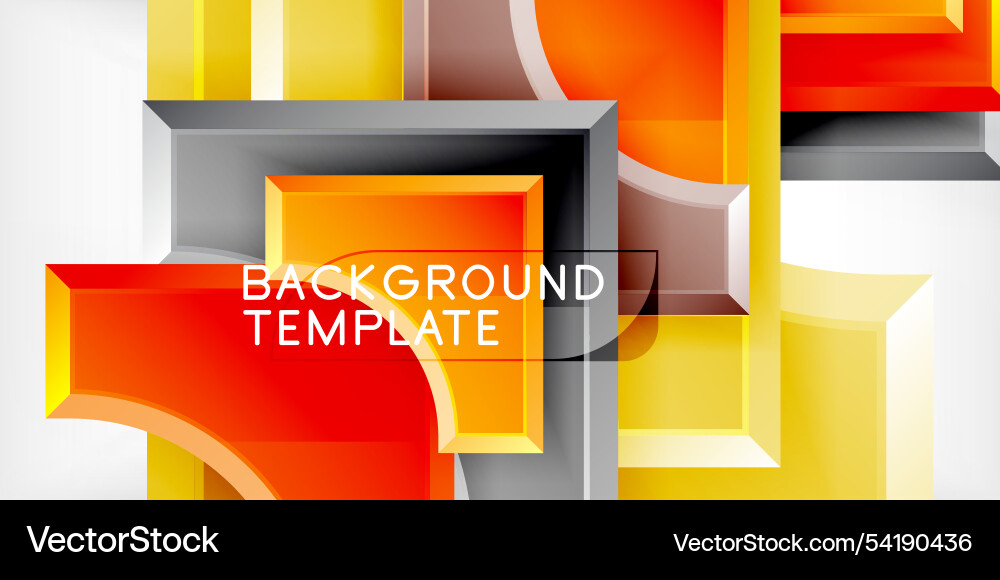 Square arrow shapes with round elements Square arrow shapes with round elements Vector Image