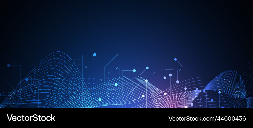 Technology data background idea of global Technology data background idea of global vector image