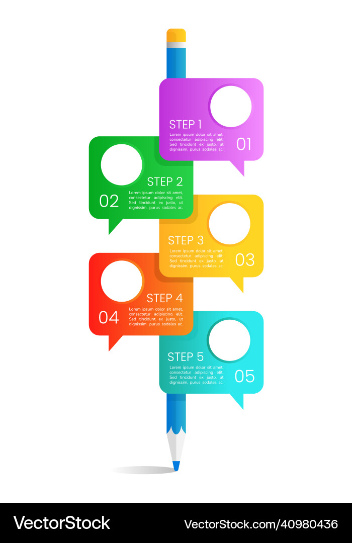 Writing learning skills infographic chart design Writing learning skills infographic chart design vector image