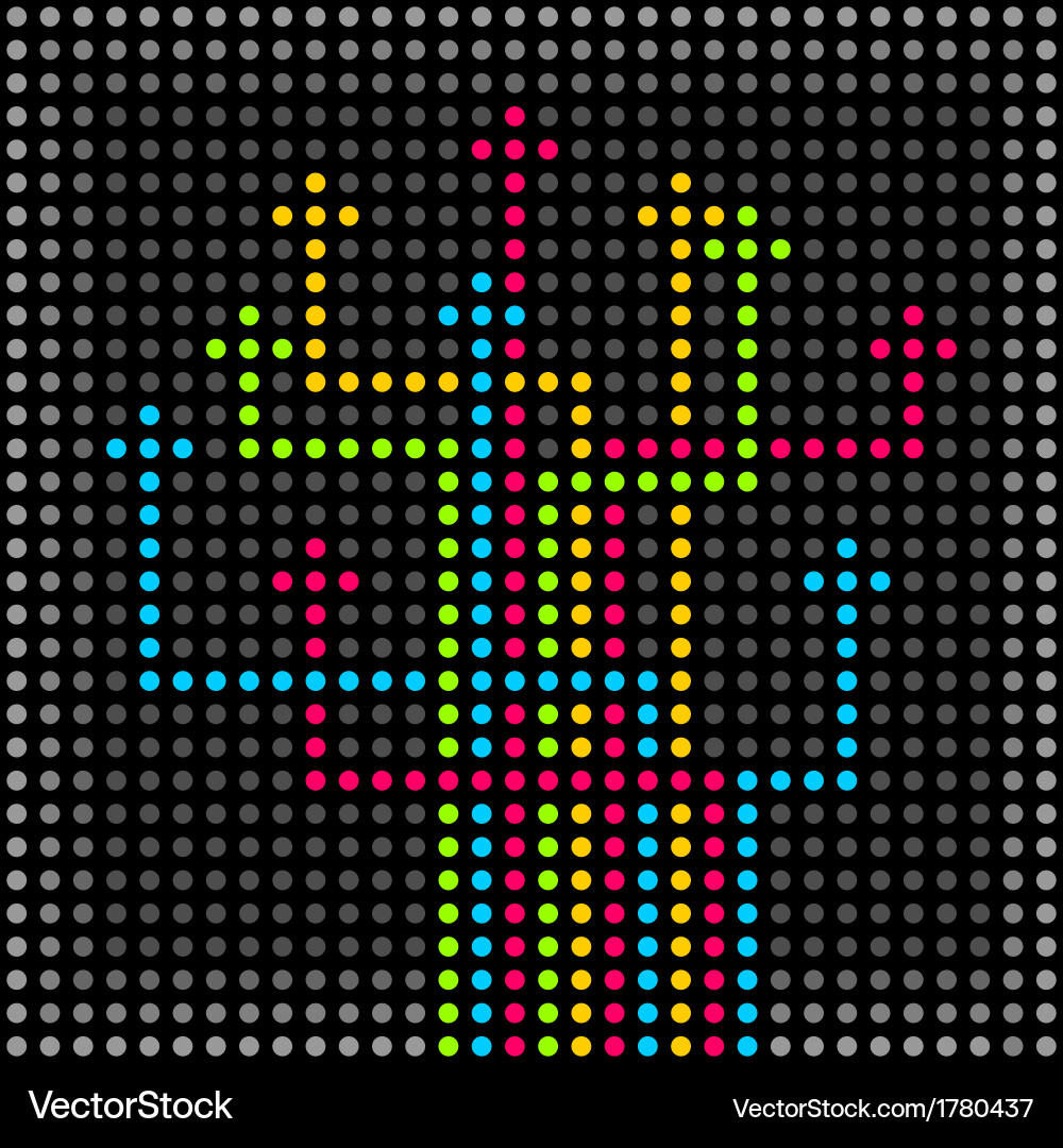 Abstract background with colorful arrows vector image