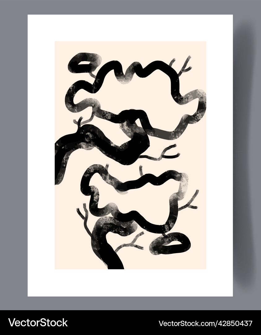 Art wall printable posters Art wall printable posters vector image