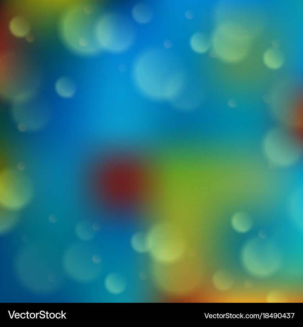 Blurred background with bokeh effect Vector Image