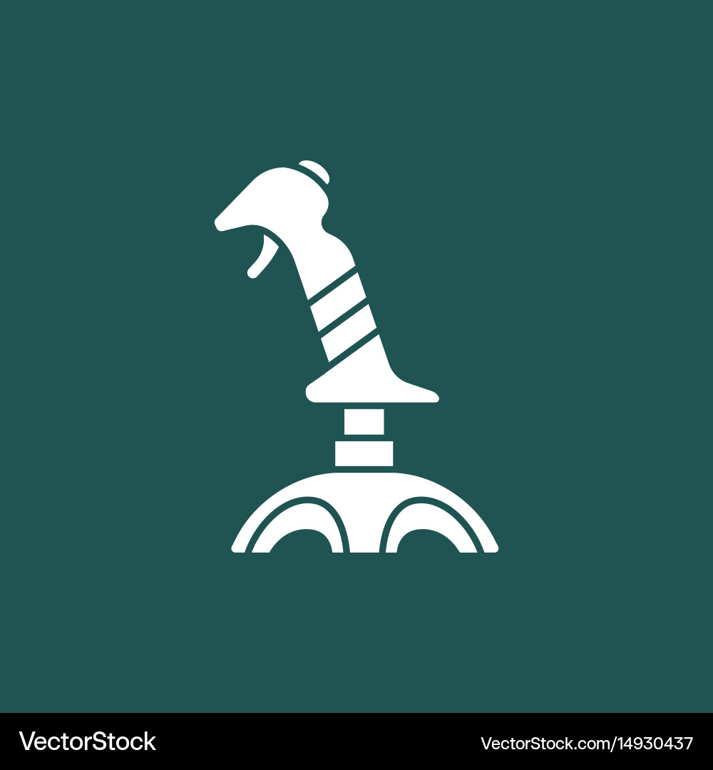 Computer joystick vector image