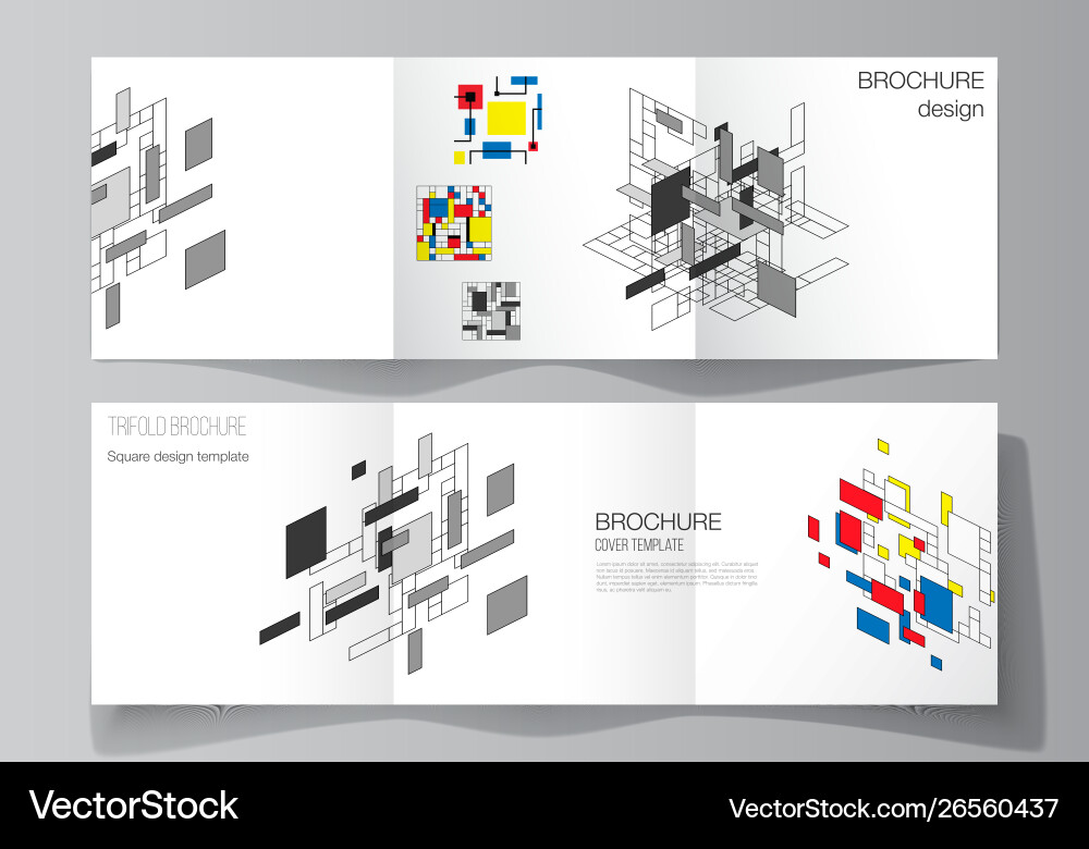 Minimal editable layout square Minimal editable layout square vector image