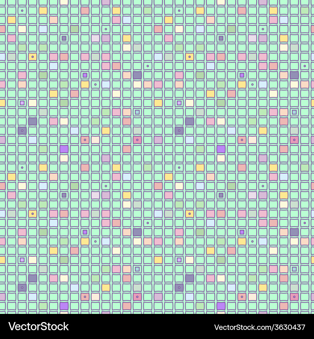 Square geometrical abstract background pattern vector image