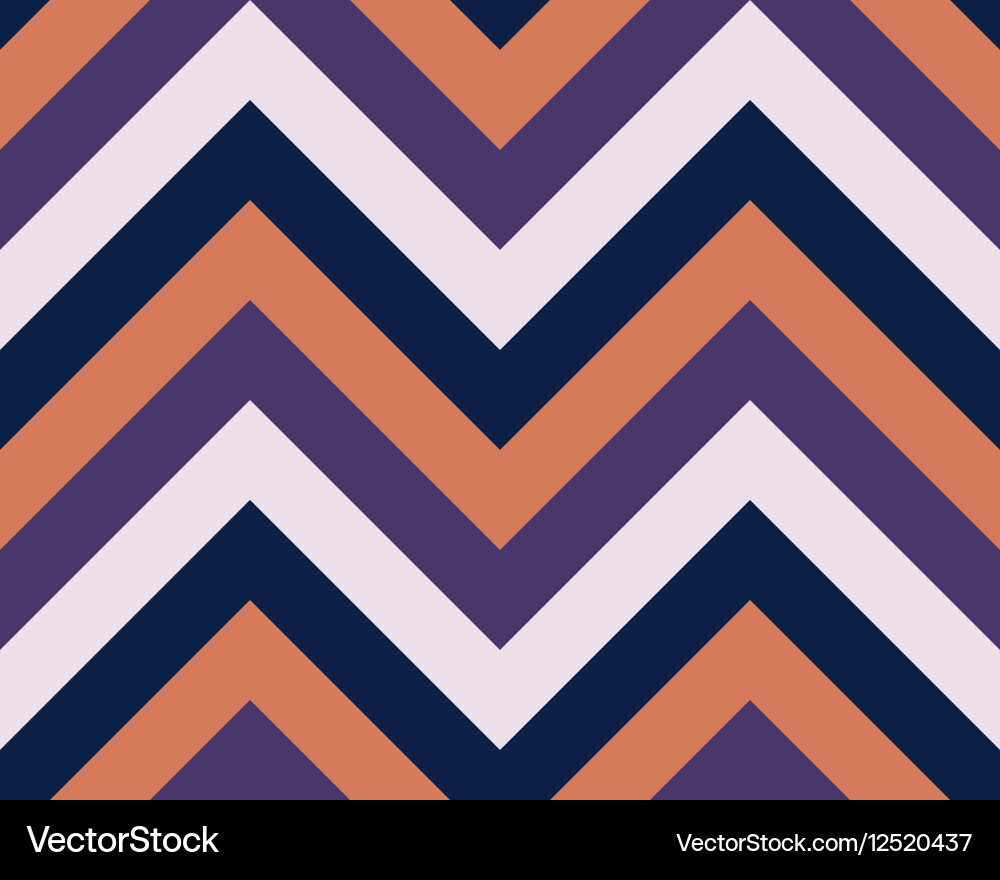 Striped zigzagging seamless pattern zig-zag line Vector Image