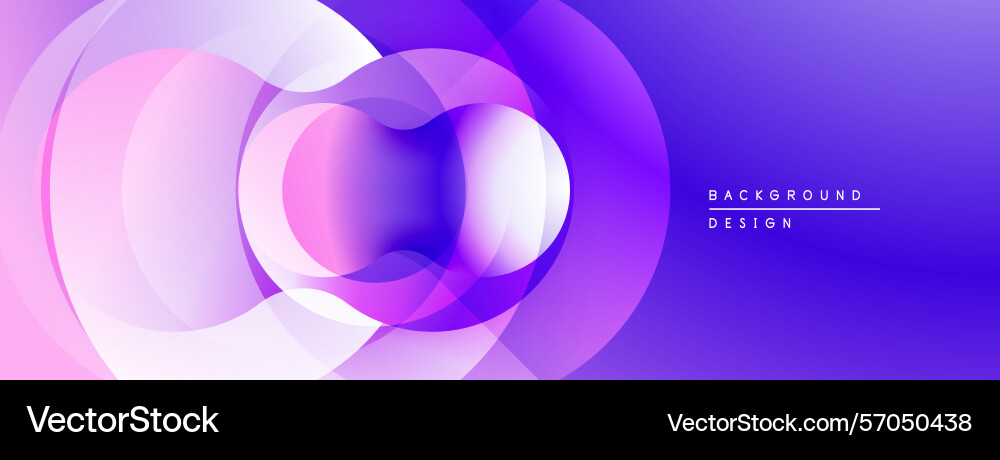 Abstract composition featuring overlapping Abstract composition featuring overlapping vector image
