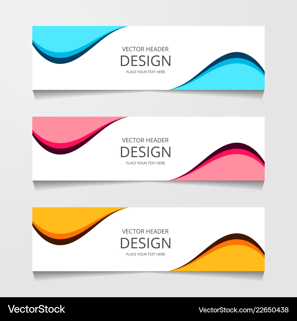 Abstract design banner web template layout header Abstract design banner web template layout header vector image
