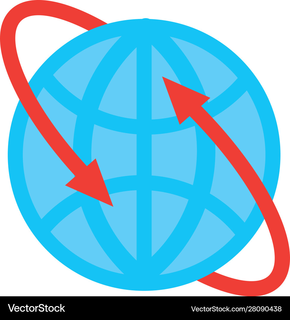 Around world gps map and navigation vector image