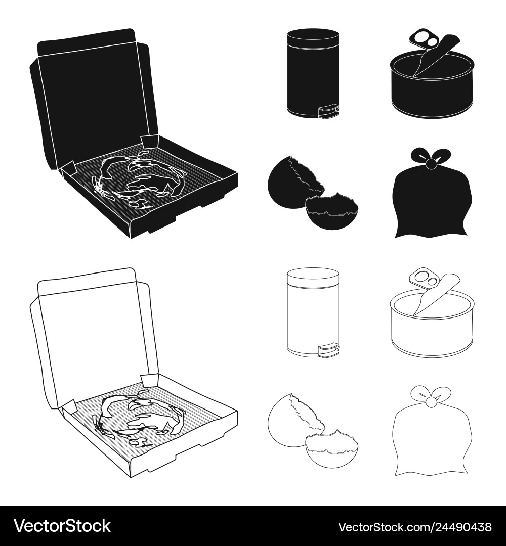 Dump and Sort Sign Symbol vector image