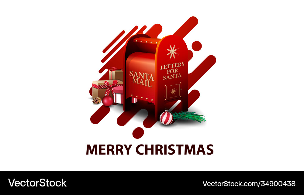 Frohe Weihnachten weiße moderne Postkarte mit rot Frohe Weihnachten weiße moderne Postkarte mit rot vektorbild