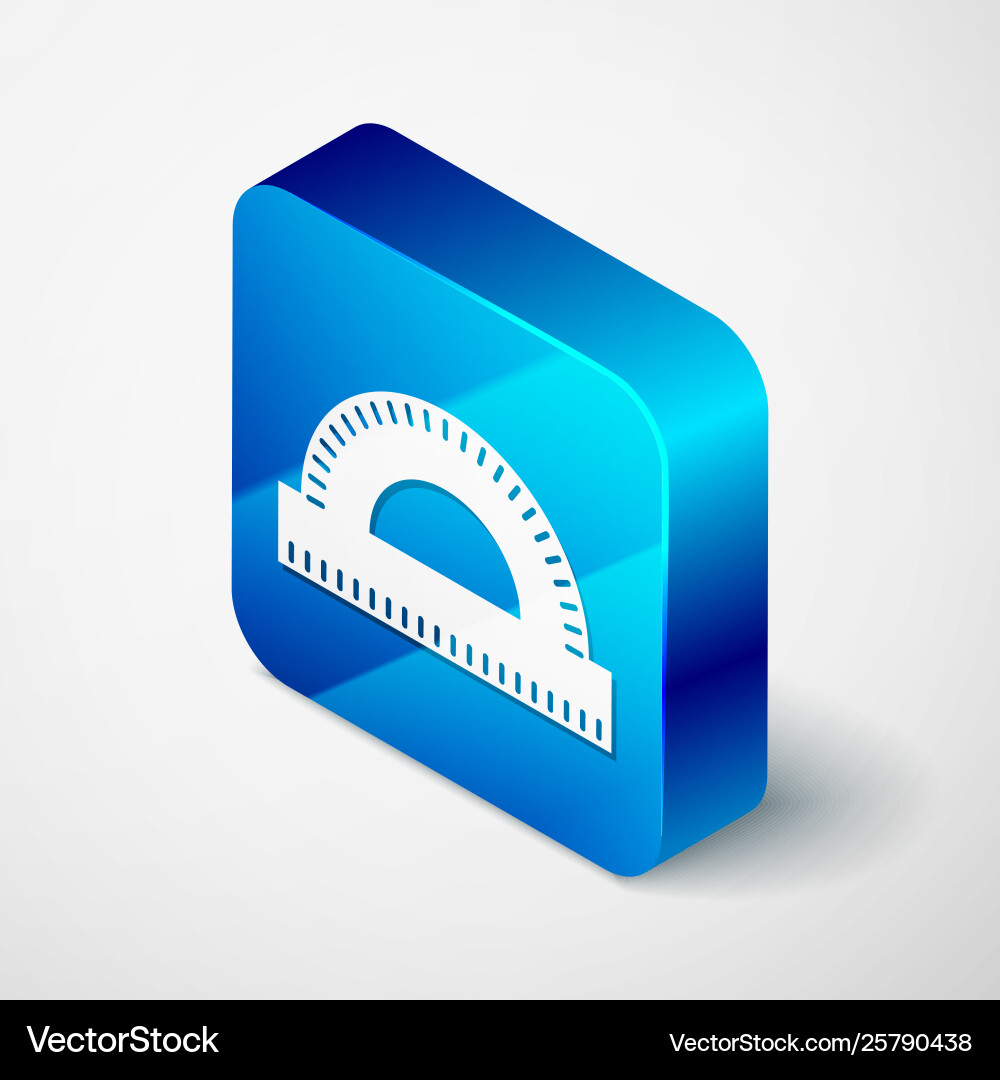 Isometric protractor grid for measuring degrees Isometric protractor grid for measuring degrees Vector Image