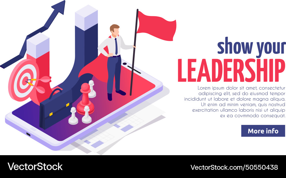 Soft skills isometric design Soft skills isometric design vector image