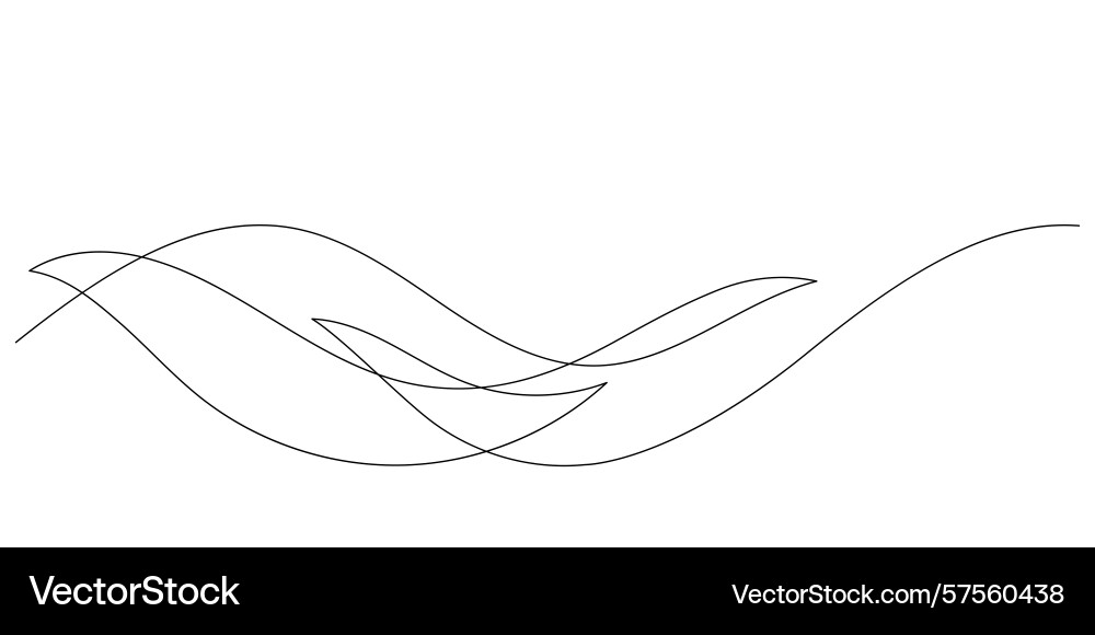 Wave pattern abstract line art background Wave pattern abstract line art background vector image