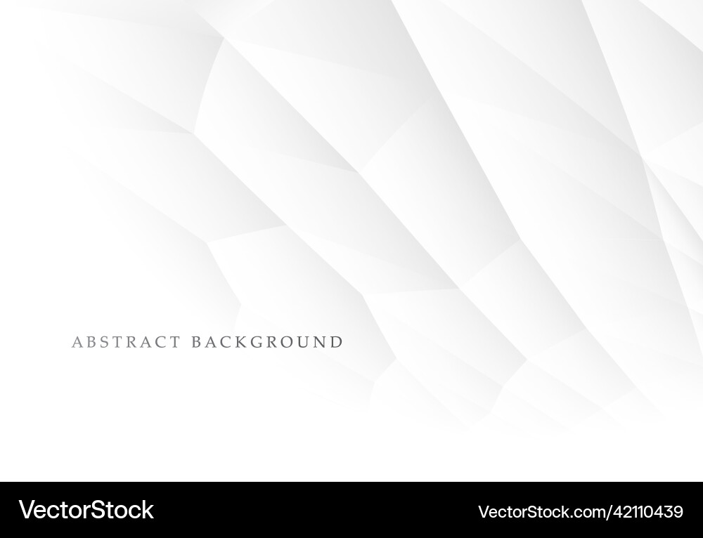 Abstract white background with perspective Vector Image