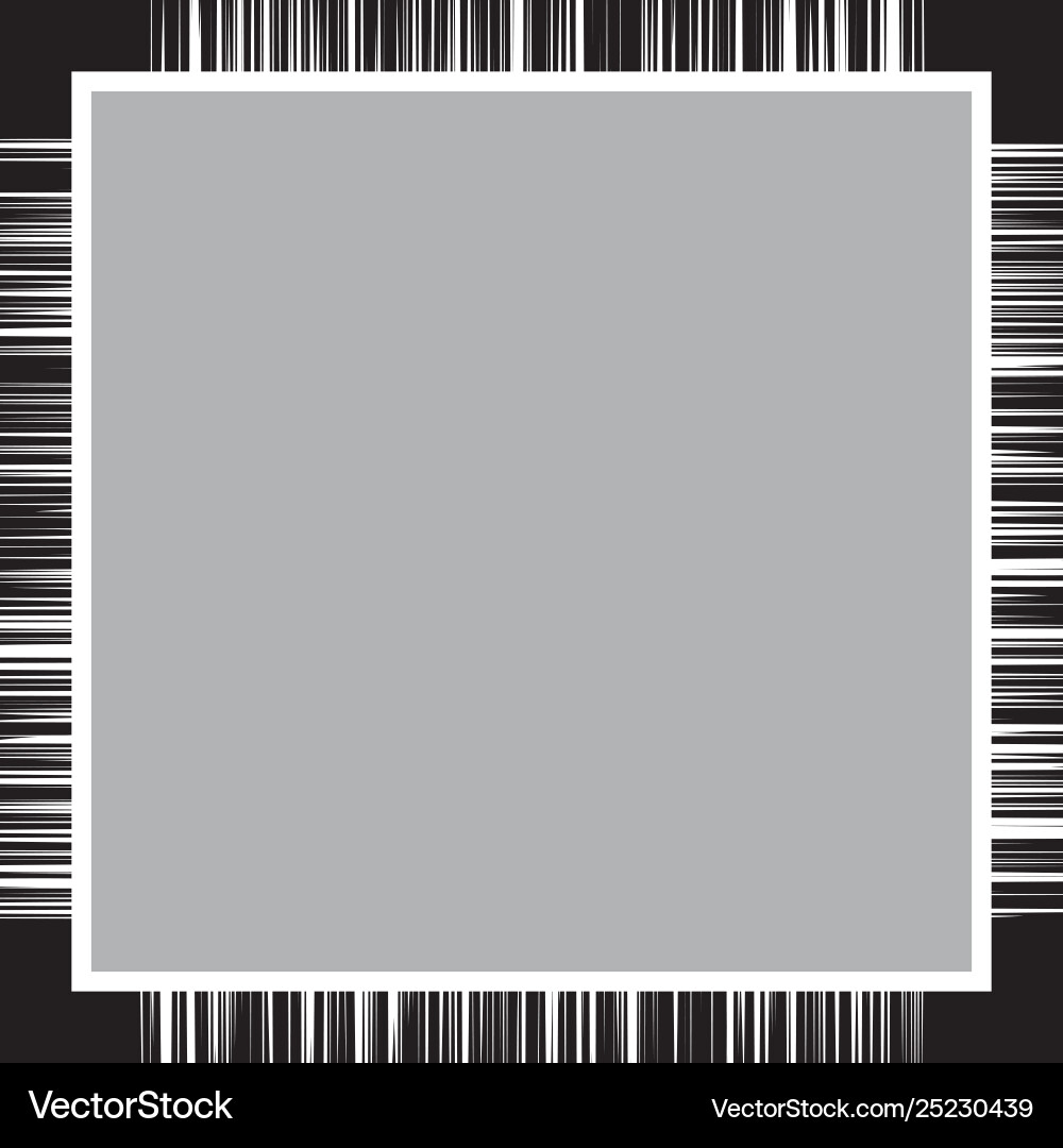 Frame linen geometric lines framework Vector Image