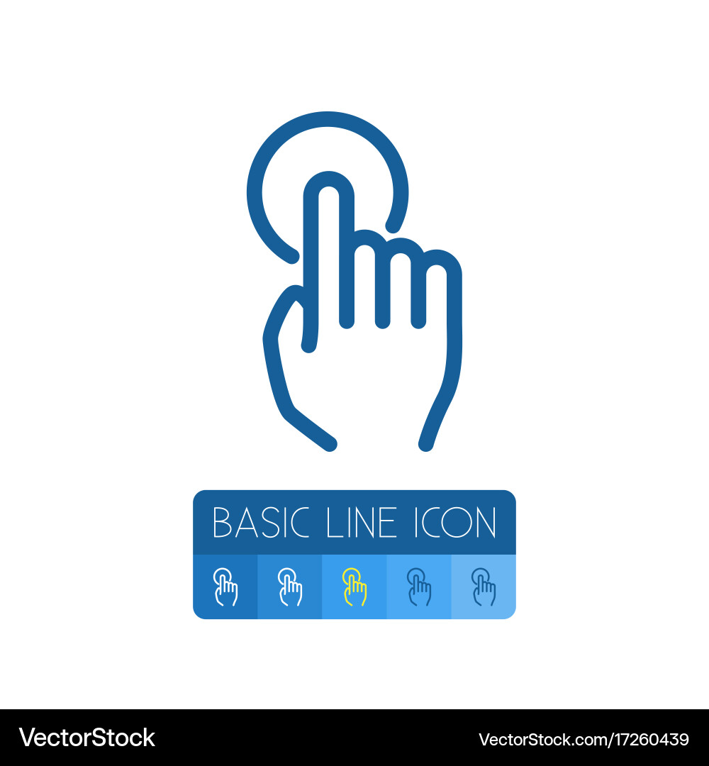 Isolated switch outline power element can vector image