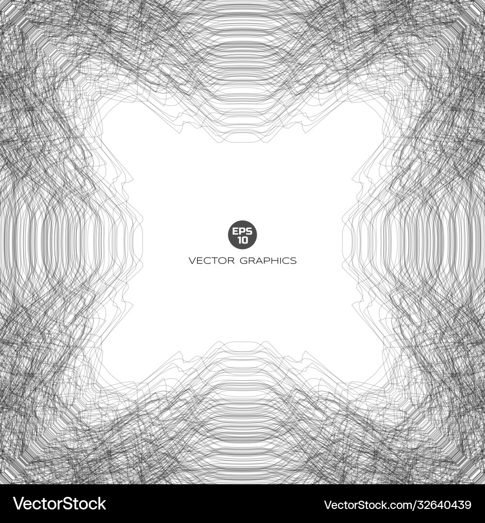 Minimalistic background in form wavy vector image