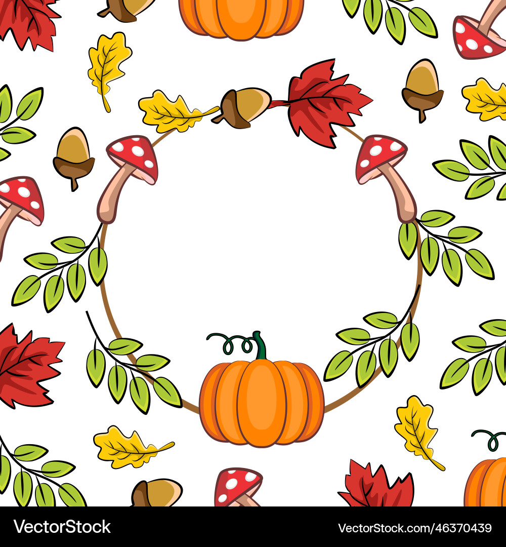 Pattern with place for text Pattern with place for text vector image
