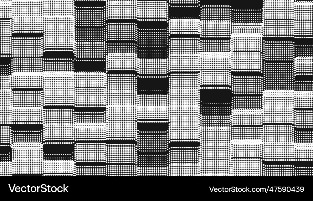 Pixel Wave Abstract Texture vector image