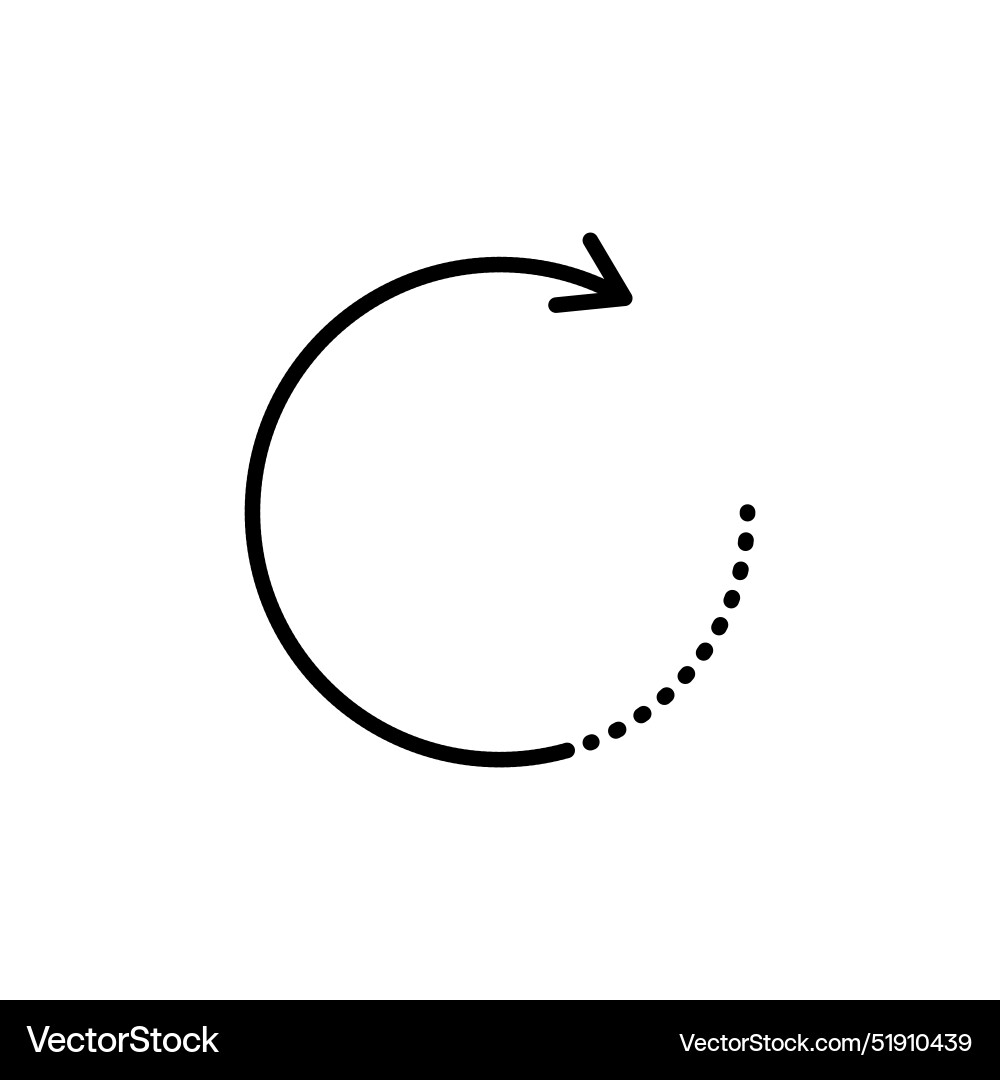 Rotate right icon perfect for editing Rotate right icon perfect for editing Vector Image