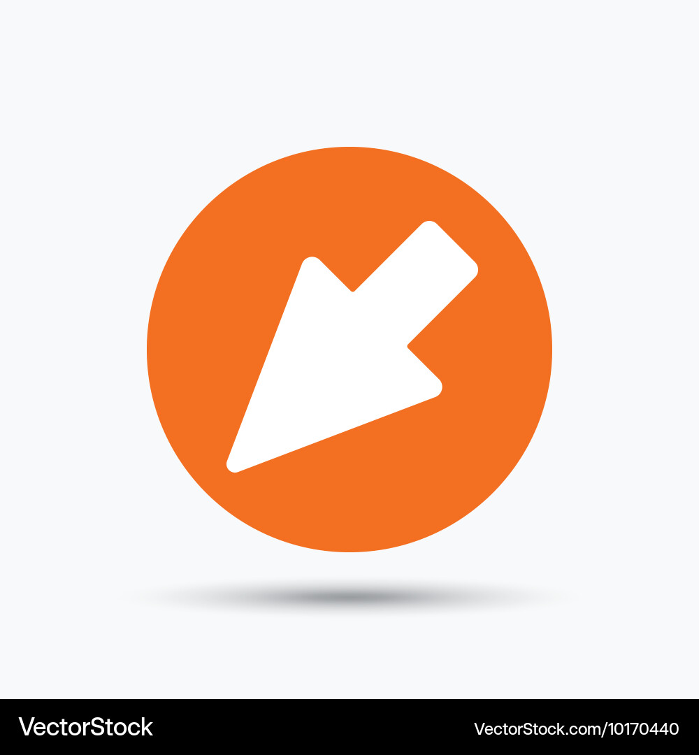 Cursor icon computer position marker sign Vector Image