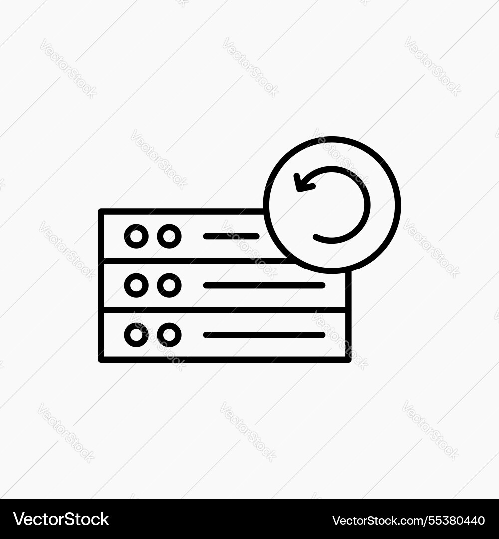 Data backup icon simple Vector Image
